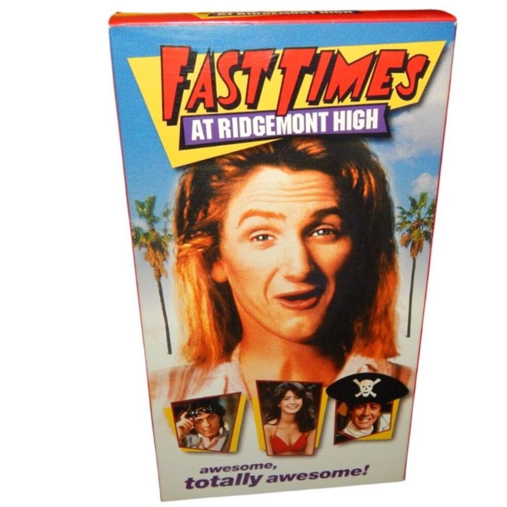 FAST TIMES AT RIDGEMONT HIGH vintage VHS in original paper case